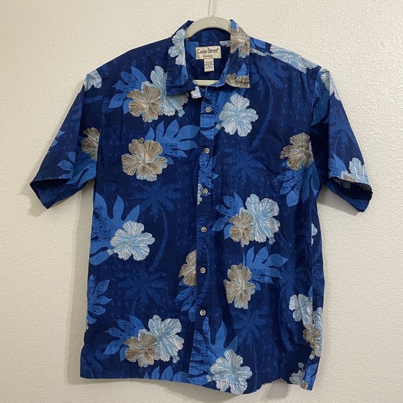 cooke street Other - Cooke Street Honolulu Mens Shirt Size XL Cotton Floral Hawaiian Short Sleeve